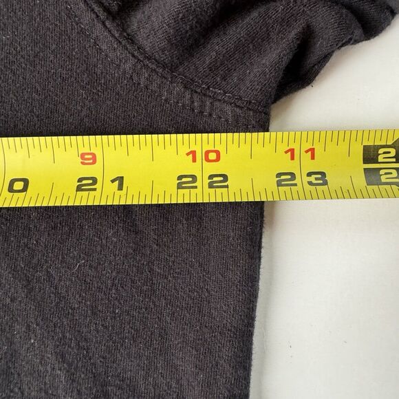 G George Men's Long Sleeve Crew Neck Tee Black Large - Picture 5 of 10